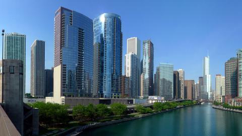 美国芝加哥城市建筑风景图片