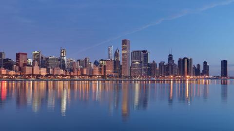 美国芝加哥城市建筑风景图片