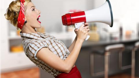 手持扩音喇叭图片