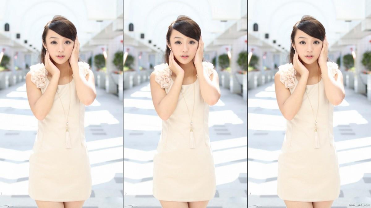 青春靓丽美女黄诗思图片