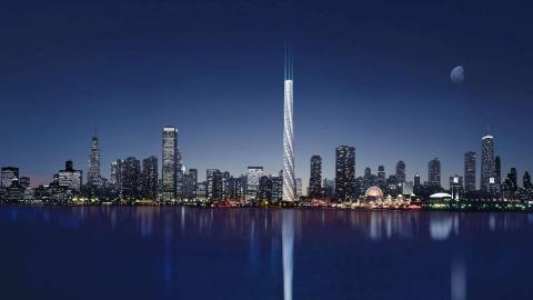 美国芝加哥城市建筑风景图片