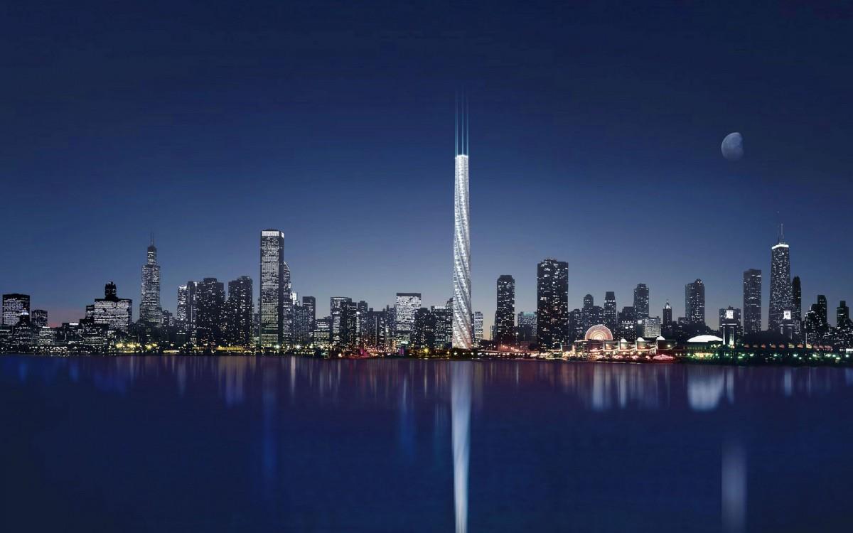 美国芝加哥城市建筑风景图片