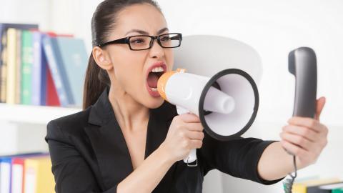 手持扩音喇叭图片