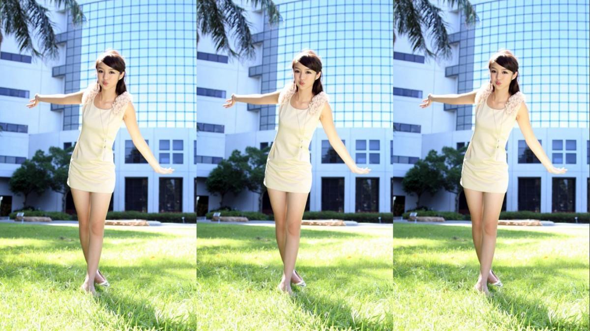 青春靓丽美女黄诗思图片