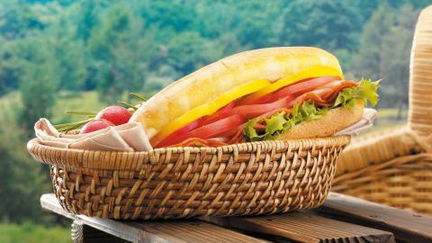 食物三明治图片