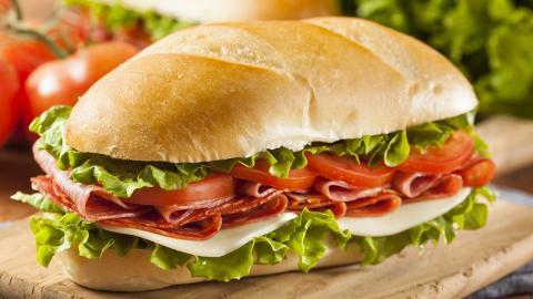 食物三明治图片