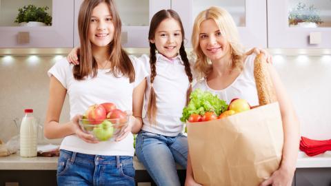 幸福生活一家人图片