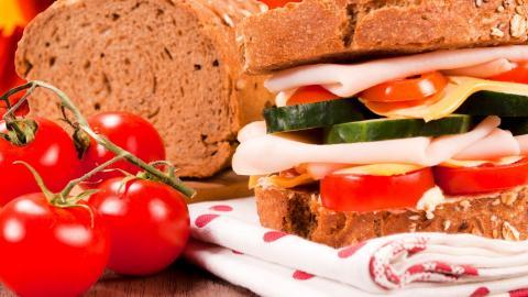 食物三明治图片