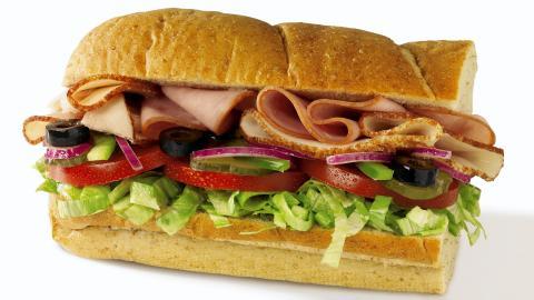 食物三明治图片