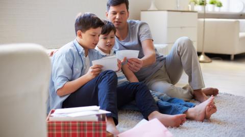 幸福生活一家人图片