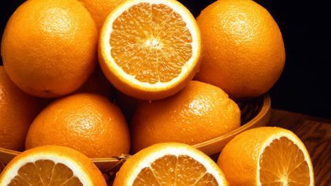 水果桔子高清图片