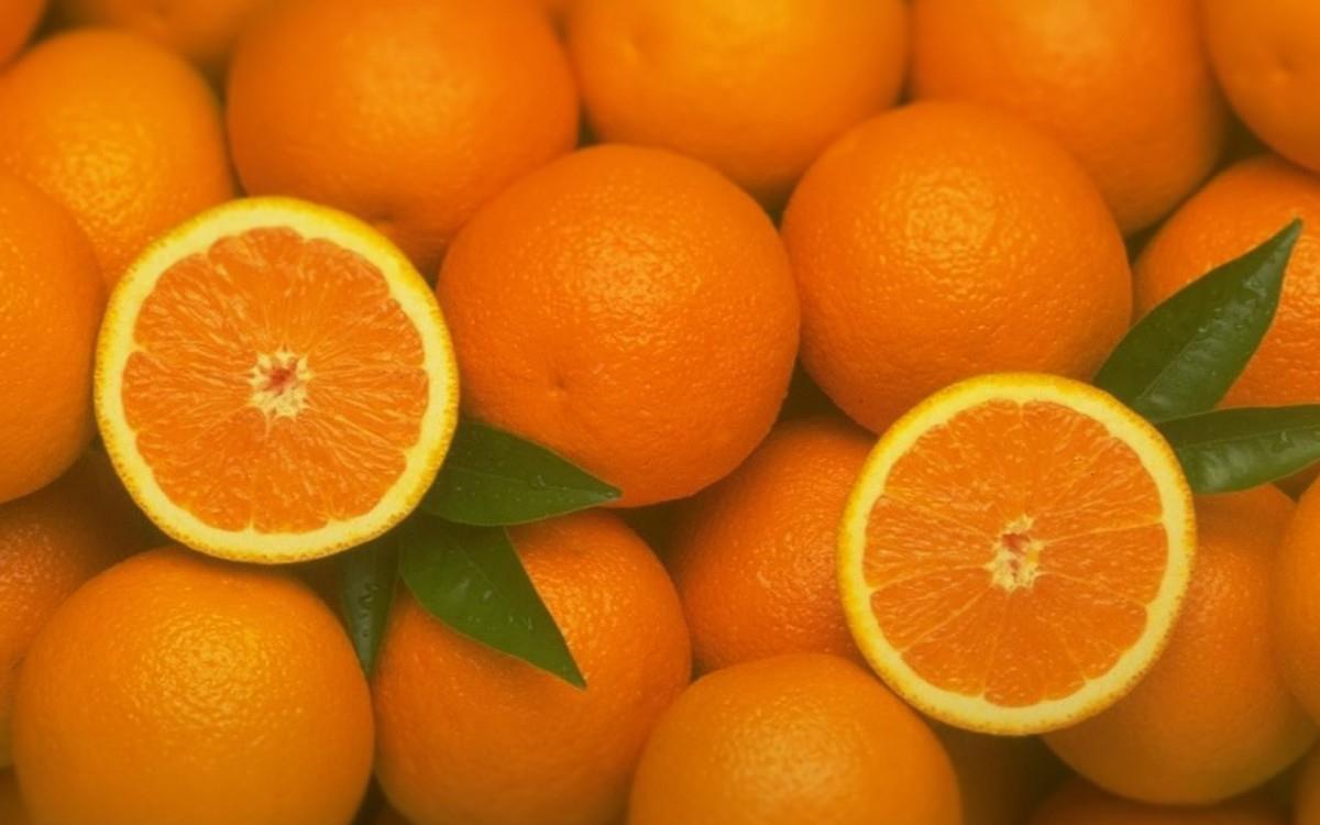 水果桔子高清图片