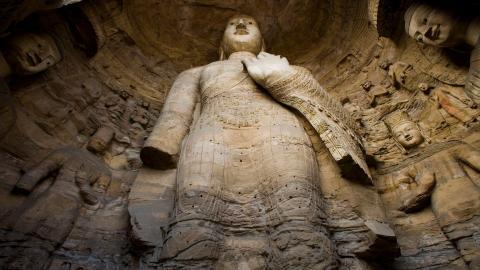 山西大同云冈石窟图片