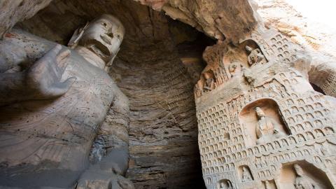 山西大同云冈石窟图片