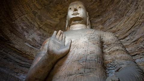 山西大同云冈石窟图片