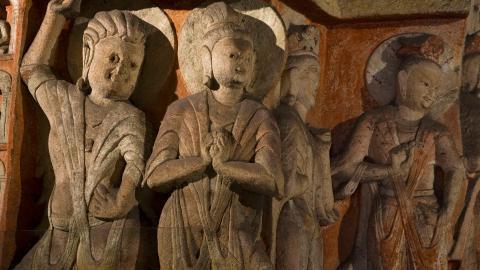 山西大同云冈石窟图片