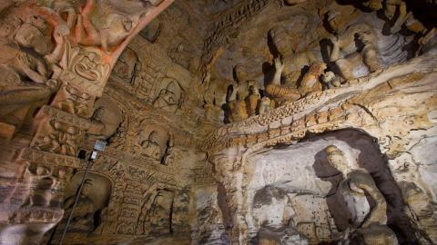 山西大同云冈石窟图片