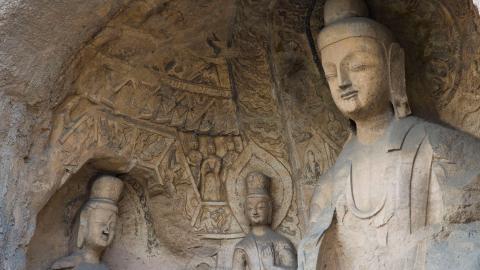 山西大同云冈石窟图片