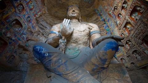 山西大同云冈石窟图片