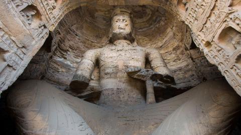 山西大同云冈石窟图片