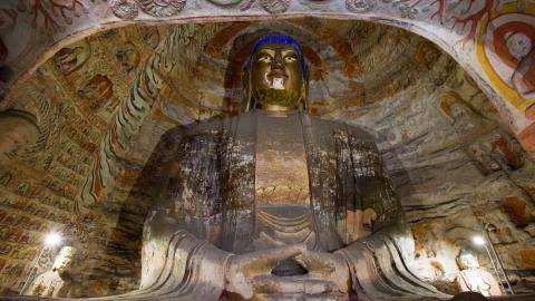 山西大同云冈石窟图片