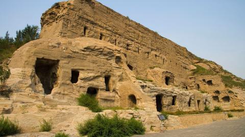 山西大同云冈石窟图片