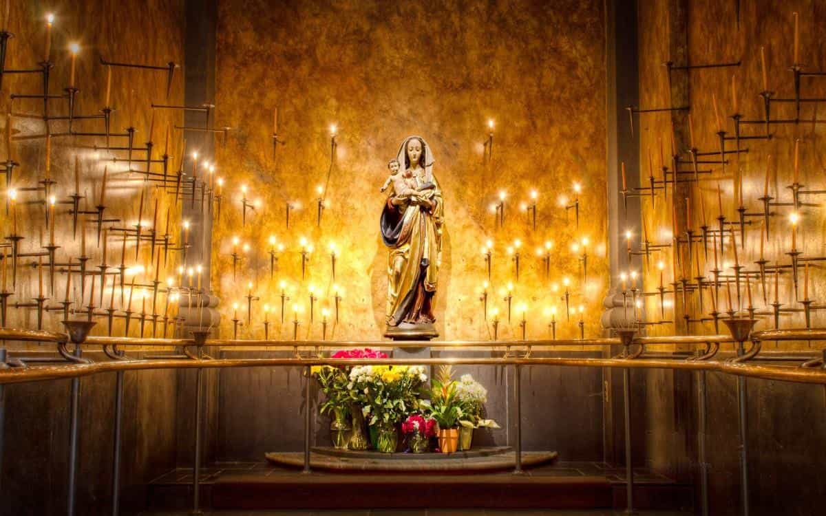 欧洲教堂室内建筑图片