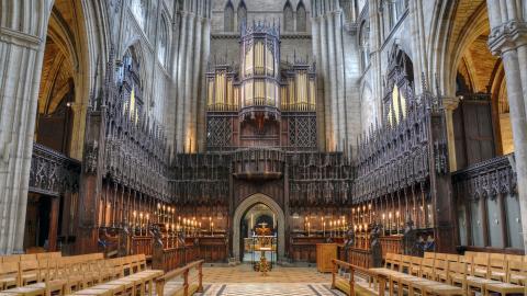 欧洲教堂室内建筑图片