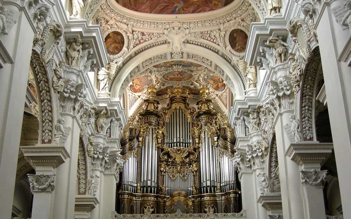 欧洲教堂室内建筑图片