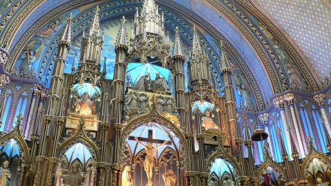 欧洲教堂室内建筑图片