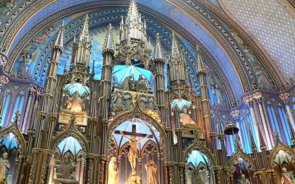 欧洲教堂室内建筑图片