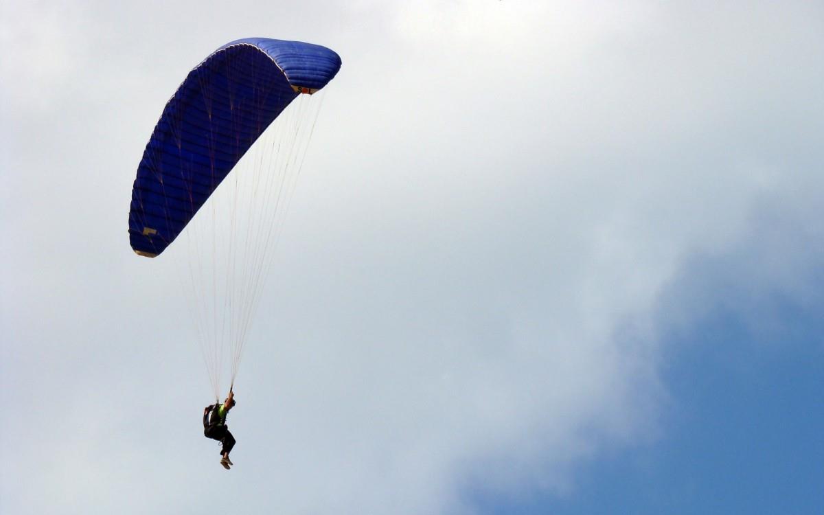 滑翔伞极限运动图片