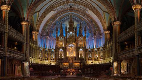 欧洲教堂室内建筑图片