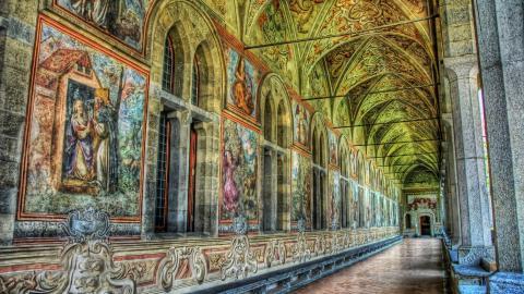 欧洲教堂室内建筑图片