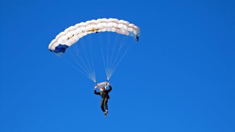 极限高空跳伞图片