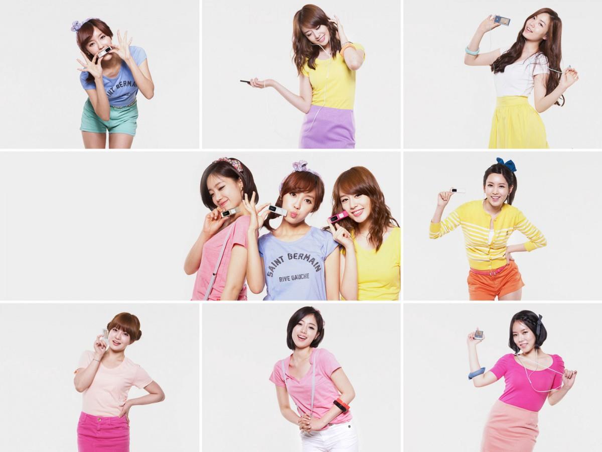 韩国美女T-ara组合图片