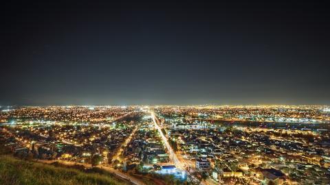 天使之城洛杉矶夜景图片