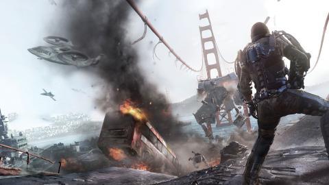 使命召唤11高级战争游戏图片