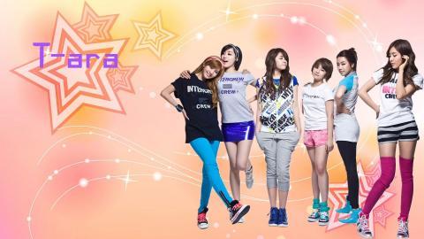 韩国美女T-ara组合图片