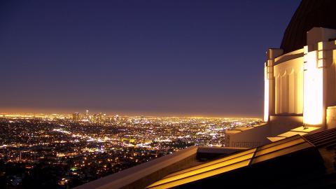 天使之城洛杉矶夜景图片