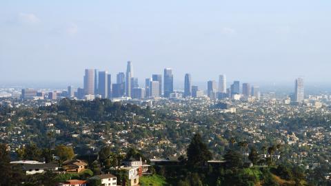 天使之城洛杉矶夜景图片