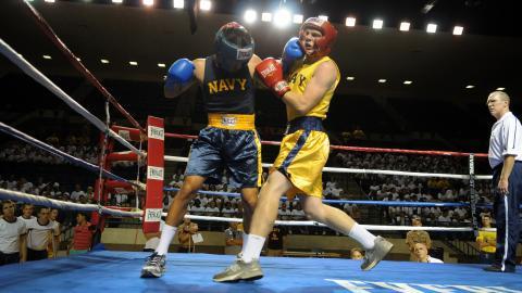 拳击比赛格斗图片