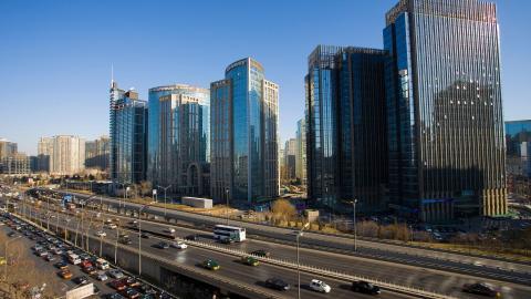 北京东三环街景图片