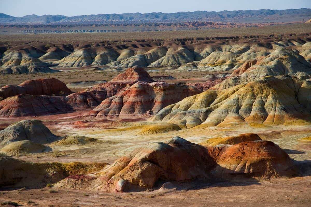 千彩古堡五彩湾图片