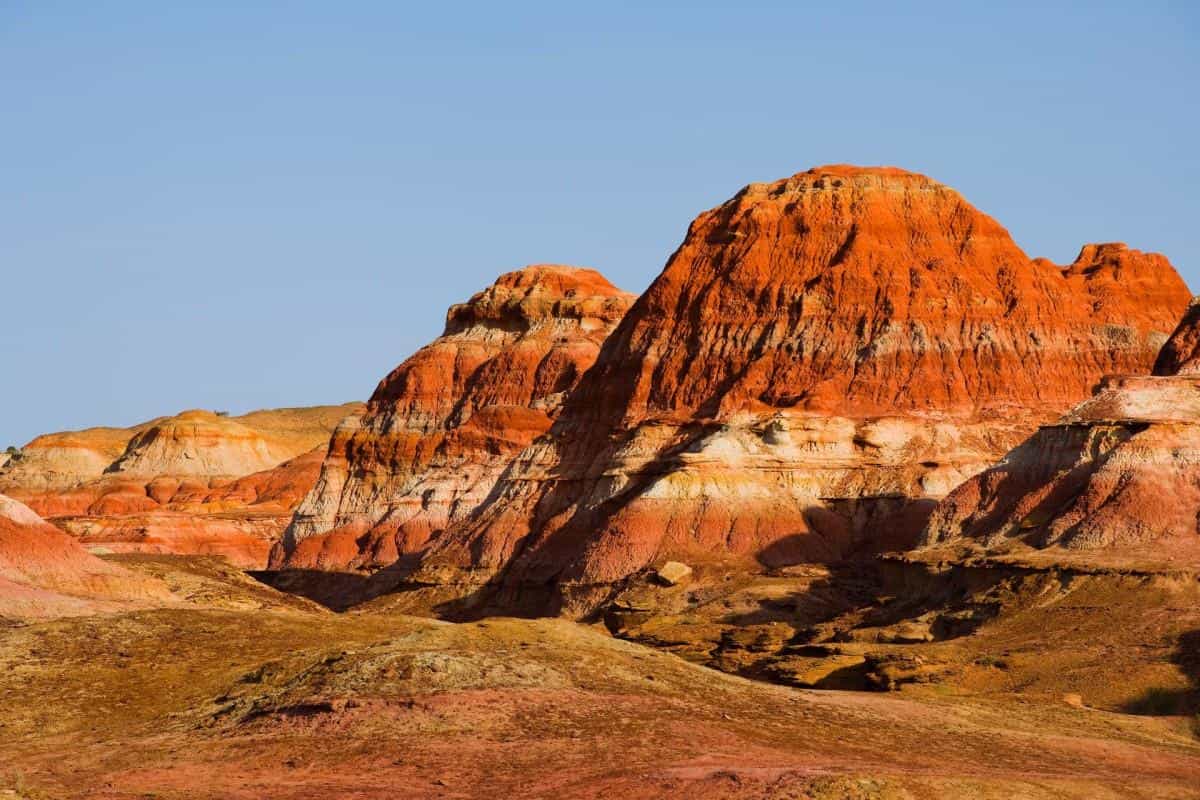 千彩古堡五彩湾图片
