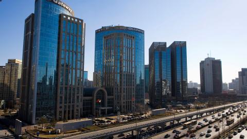 北京东三环街景图片