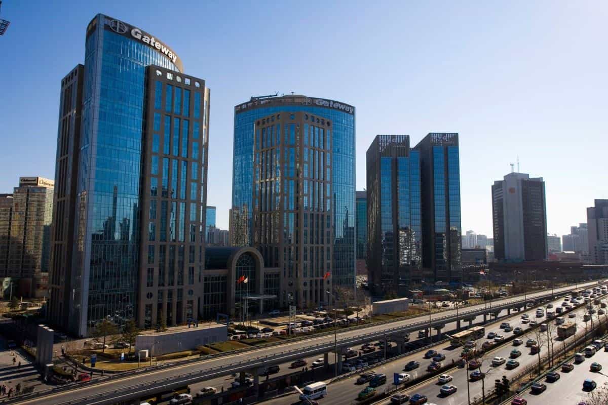 北京东三环街景图片