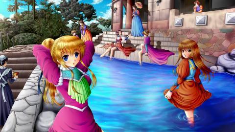 色彩浓郁的动漫美少女图片