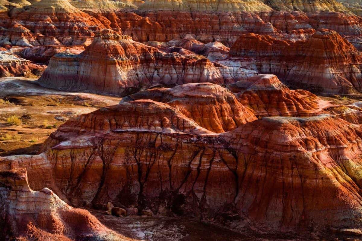 千彩古堡五彩湾图片