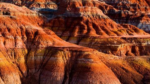 千彩古堡五彩湾图片